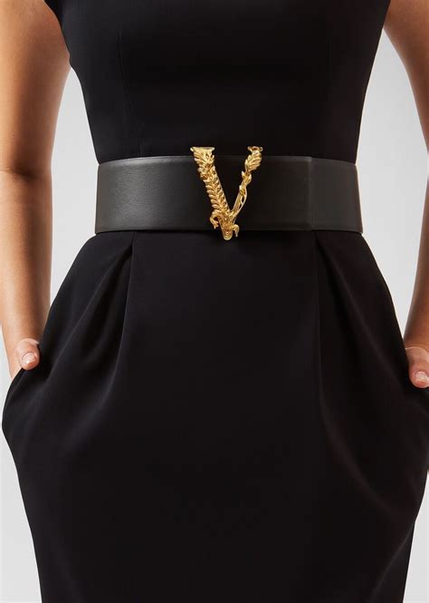 versace belt women outfit.